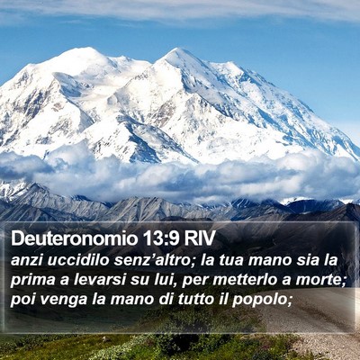 Deuteronomio 13:9 RIV Bible Verse Image
