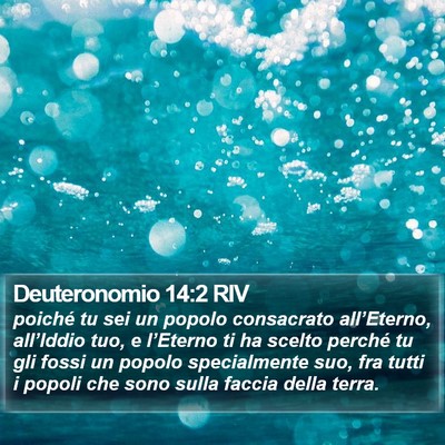 Deuteronomio 14:2 RIV Bible Verse Image