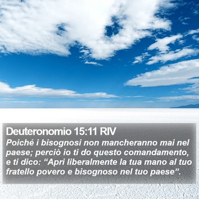 Deuteronomio 15:11 RIV Bible Verse Image