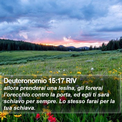 Deuteronomio 15:17 RIV Bible Verse Image