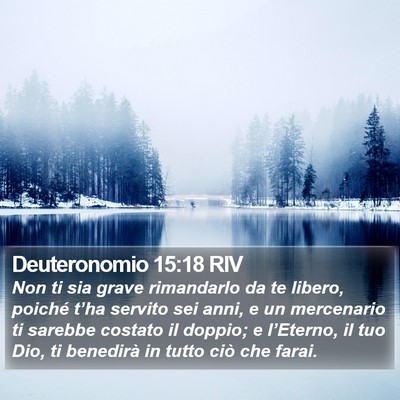 Deuteronomio 15:18 RIV Bible Verse Image