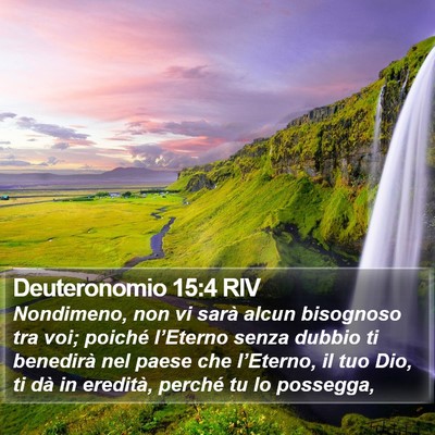 Deuteronomio 15:4 RIV Bible Verse Image