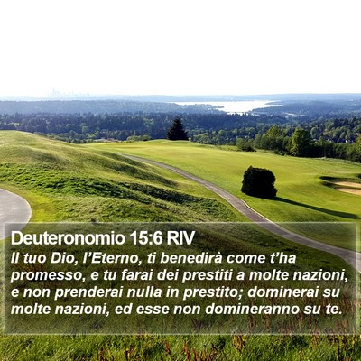 Deuteronomio 15:6 RIV Bible Verse Image