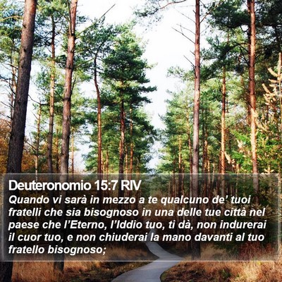 Deuteronomio 15:7 RIV Bible Verse Image
