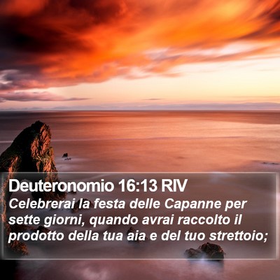 Deuteronomio 16:13 RIV Bible Verse Image