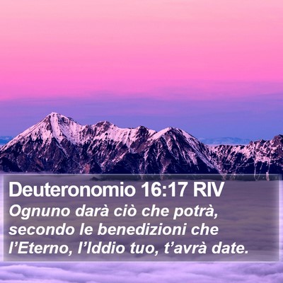 Deuteronomio 16:17 RIV Bible Verse Image