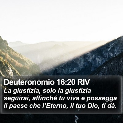 Deuteronomio 16:20 RIV Bible Verse Image