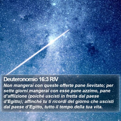 Deuteronomio 16:3 RIV Bible Verse Image