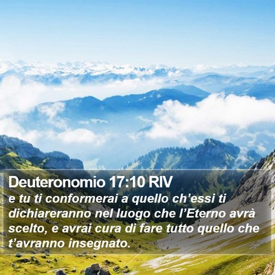 Deuteronomio 17:10 RIV Bible Verse Image