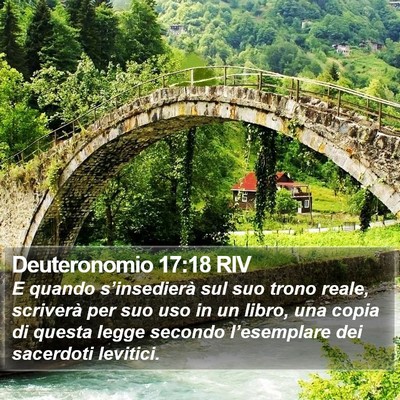 Deuteronomio 17:18 RIV Bible Verse Image
