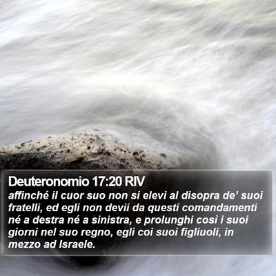 Deuteronomio 17:20 RIV Bible Verse Image