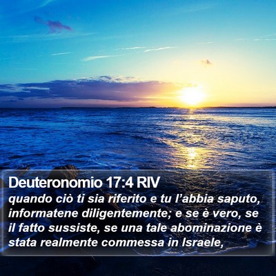 Deuteronomio 17:4 RIV Bible Verse Image