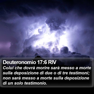 Deuteronomio 17:6 RIV Bible Verse Image