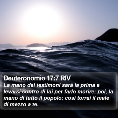 Deuteronomio 17:7 RIV Bible Verse Image