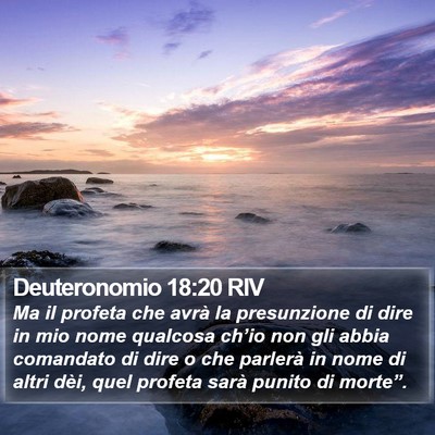 Deuteronomio 18:20 RIV Bible Verse Image