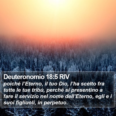 Deuteronomio 18:5 RIV Bible Verse Image