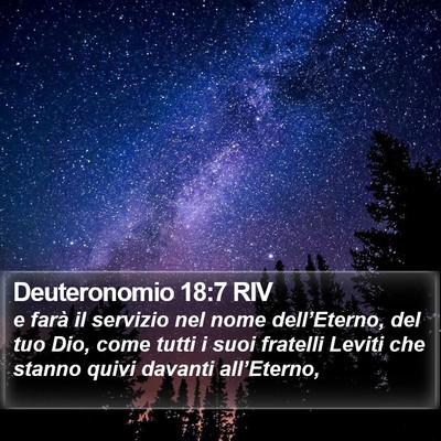 Deuteronomio 18:7 RIV Bible Verse Image