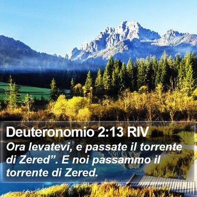 Deuteronomio 2:13 RIV Bible Verse Image