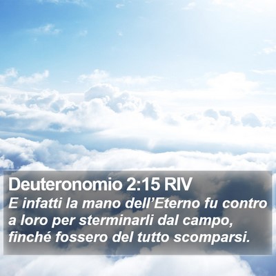 Deuteronomio 2:15 RIV Bible Verse Image
