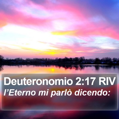 Deuteronomio 2:17 RIV Bible Verse Image