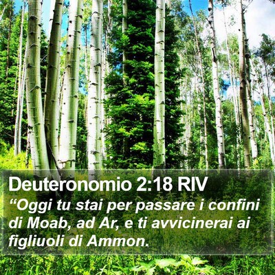 Deuteronomio 2:18 RIV Bible Verse Image