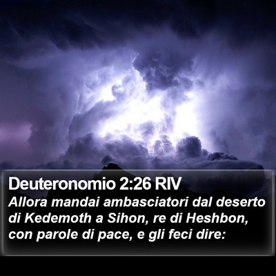 Deuteronomio 2:26 RIV Bible Verse Image