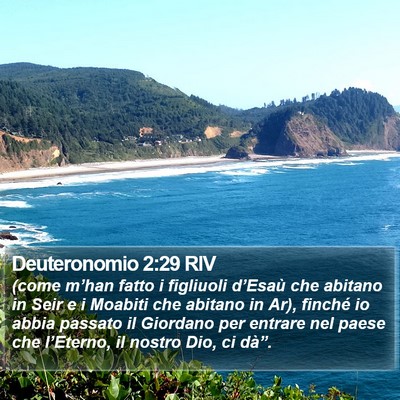 Deuteronomio 2:29 RIV Bible Verse Image