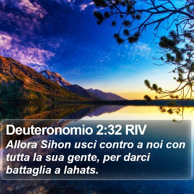 Deuteronomio 2:32 RIV Bible Verse Image