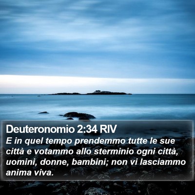 Deuteronomio 2:34 RIV Bible Verse Image