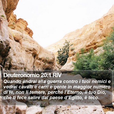 Deuteronomio 20:1 RIV Bible Verse Image