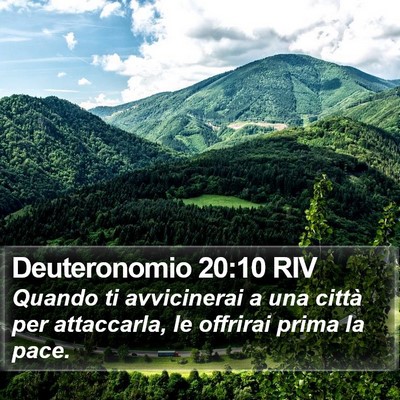 Deuteronomio 20:10 RIV Bible Verse Image