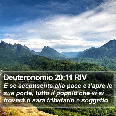 Deuteronomio 20:11 RIV Bible Verse Image