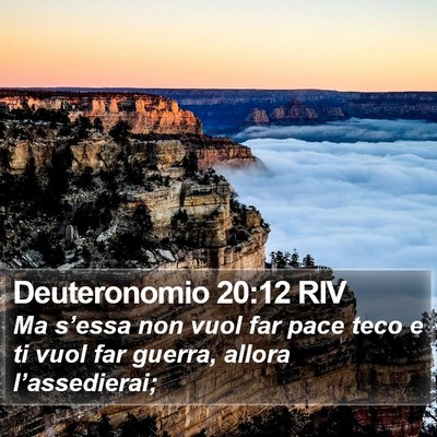 Deuteronomio 20:12 RIV Bible Verse Image
