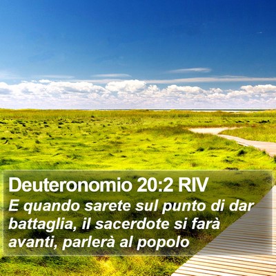 Deuteronomio 20:2 RIV Bible Verse Image