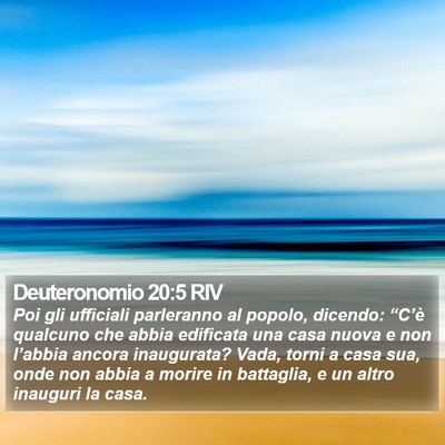 Deuteronomio 20:5 RIV Bible Verse Image