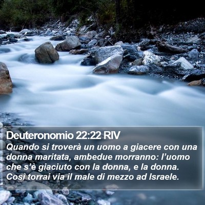 Deuteronomio 22:22 RIV Bible Verse Image