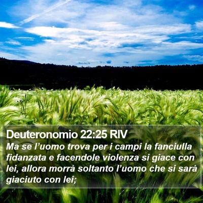 Deuteronomio 22:25 RIV Bible Verse Image