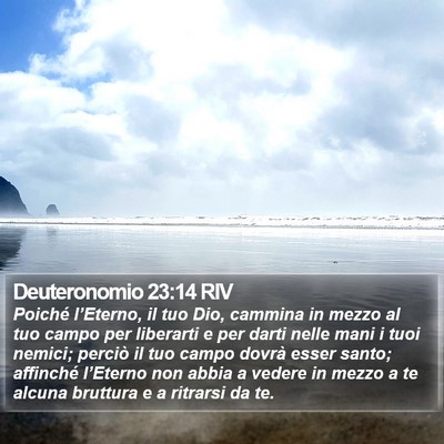 Deuteronomio 23:14 RIV Bible Verse Image