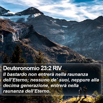 Deuteronomio 23:2 RIV Bible Verse Image