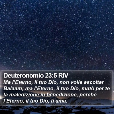 Deuteronomio 23:5 RIV Bible Verse Image
