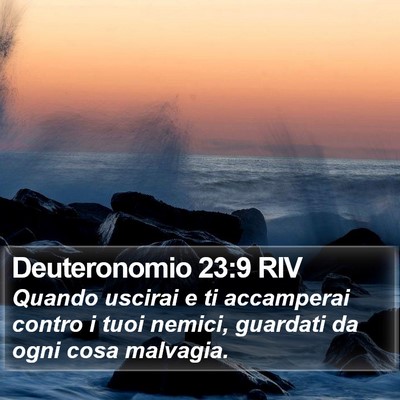 Deuteronomio 23:9 RIV Bible Verse Image