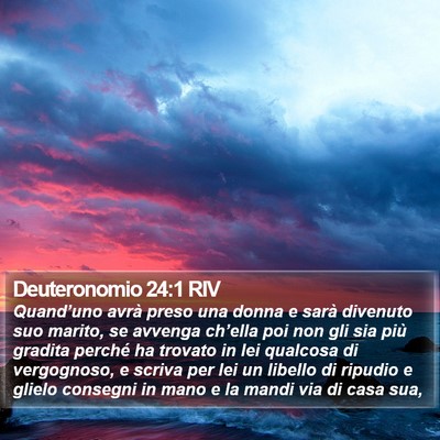 Deuteronomio 24:1 RIV Bible Verse Image