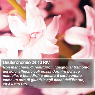 Deuteronomio 24:13 RIV Bible Verse Image
