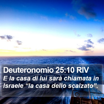 Deuteronomio 25:10 RIV Bible Verse Image