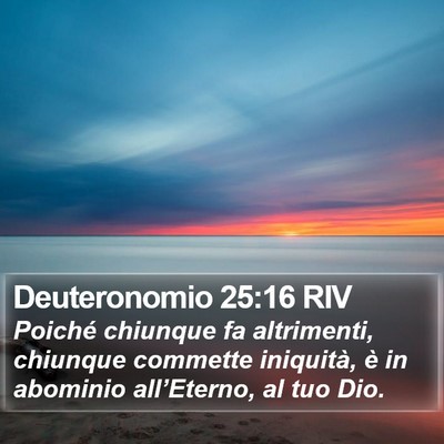 Deuteronomio 25:16 RIV Bible Verse Image