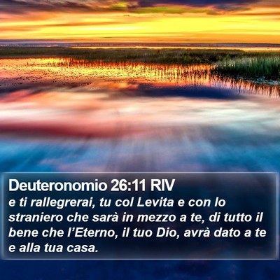 Deuteronomio 26:11 RIV Bible Verse Image