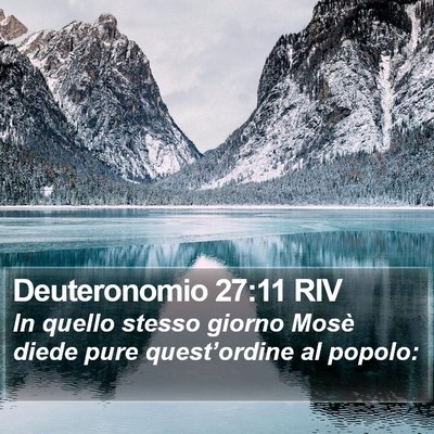Deuteronomio 27:11 RIV Bible Verse Image