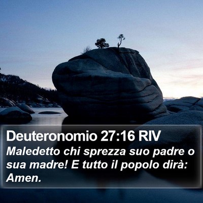 Deuteronomio 27:16 RIV Bible Verse Image