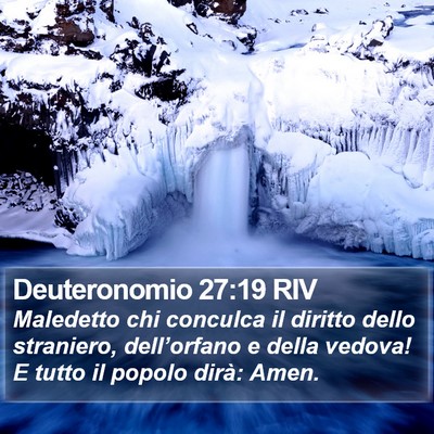 Deuteronomio 27:19 RIV Bible Verse Image