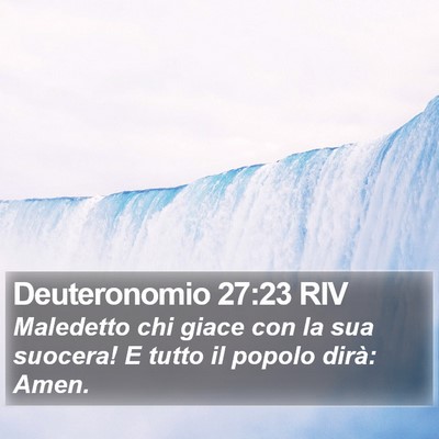 Deuteronomio 27:23 RIV Bible Verse Image